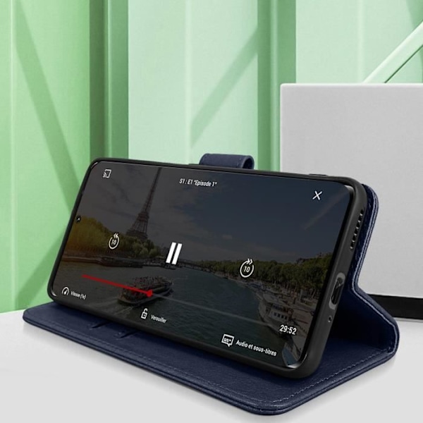 Honor Magic 4 Lite Case - AVIZAR - Lompakon kansi - Videotukitoiminto - Midnight Blue midnattsblå
