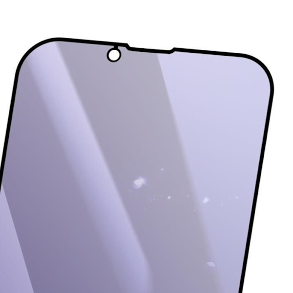 Skärmskydd - AVIZAR - iPhone 13 Pro Max - Härdat glas - Blåljusskydd - Repbeständig Svart