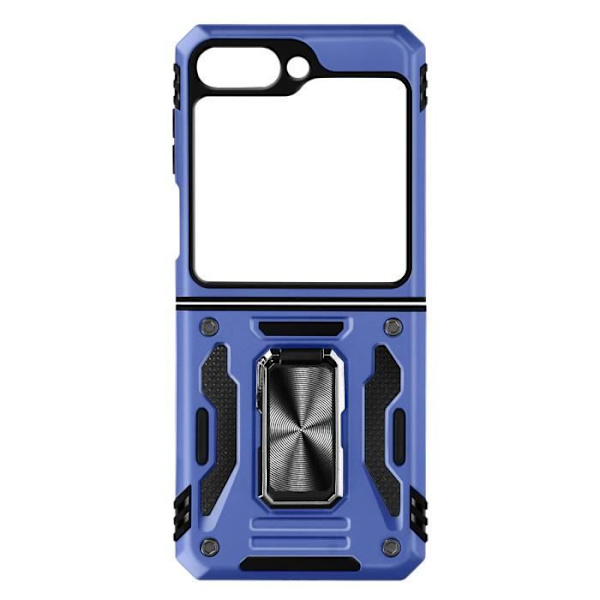 Ringetui til Samsung Galaxy Z Flip 5 Shockproof ArmoRing Bump Series Midnight Blue Blå