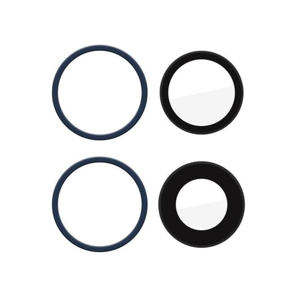 Bagkameraobjektiv til iPhone 12 og 12 Mini - AVIZAR - Night Blue - Beskyttelse og kvalitet Blå