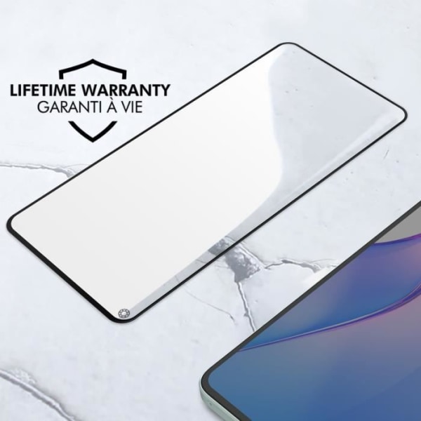 Karkaistu lasi Oppo Reno 8 Prolle Lifetime Warranty Force Glass Black Svart