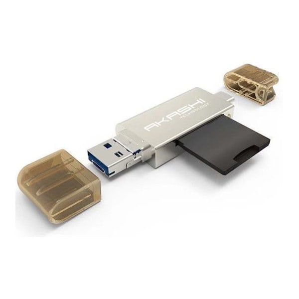 SD / Micro SD kortinlukija 3 in 1 AKASHI ALTSDREADER 3 IN 1