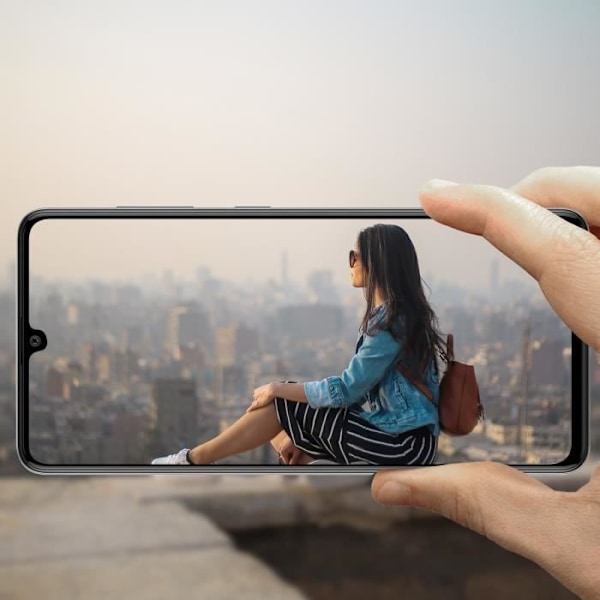 Takakamera - Samsung - Galaxy A12 - Vaihto - Yhteensopiva - Integroitu liitäntäkaapeli Svart