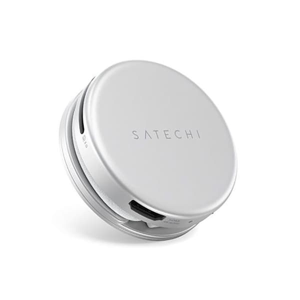 USB-C-hubb 5-i-1 - SATECHI - OntheGo - HDMI 4K - 2×USB-C (PD) - USB-A + SD-kortläsare - Silver
