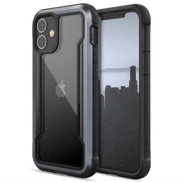 RAPTIC Black defense shield cover til iphone 12 mini Svart