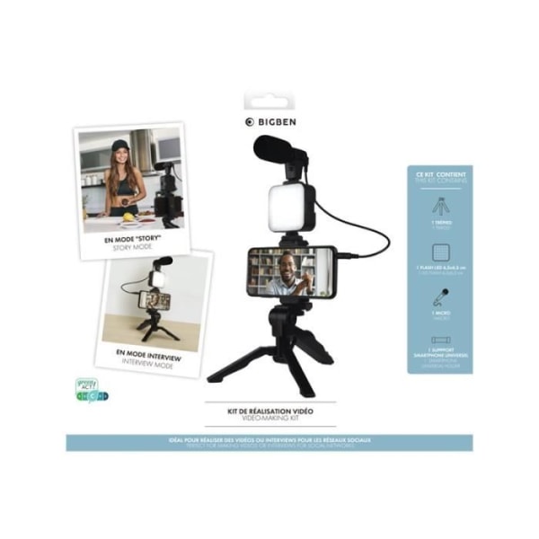 Livestreaming Vlogging Smartphone Kit Youtube sociale netværk