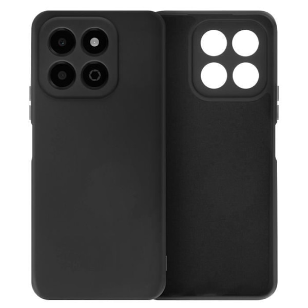 Coque för Honor X6b Semi-rigid Soft-touch Anti-fingeravtryck Svart Svart