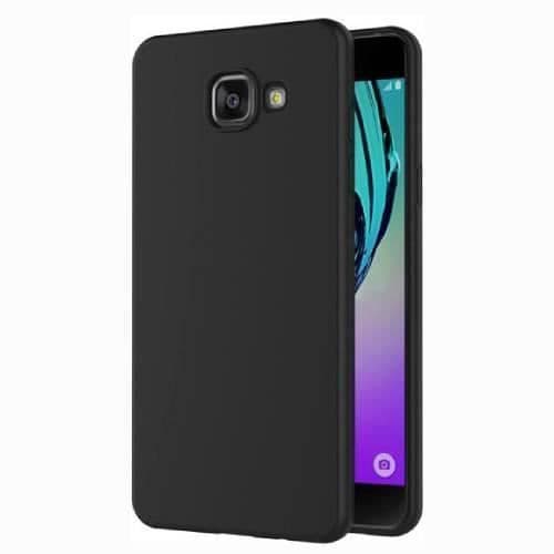 Skal - MW - Galaxy A5 - Semig flexibel - Blank Svart