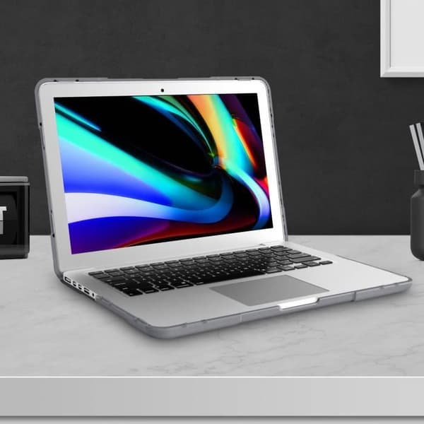 Skyddsskal - AVIZAR - Macbook Pro 16 2019 - Hårt polykarbonat - Silikon - Grå Grå