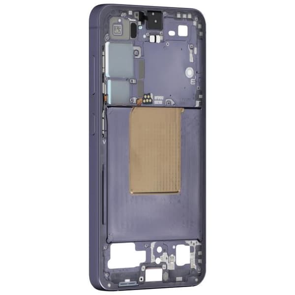Central Chassis Reservedel til Samsung S24 Original Service Pack Samsung Dark Purple