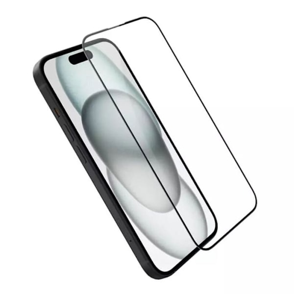 Hærdet glas til iPhone 15 CP - Nillkin - Sort Svart