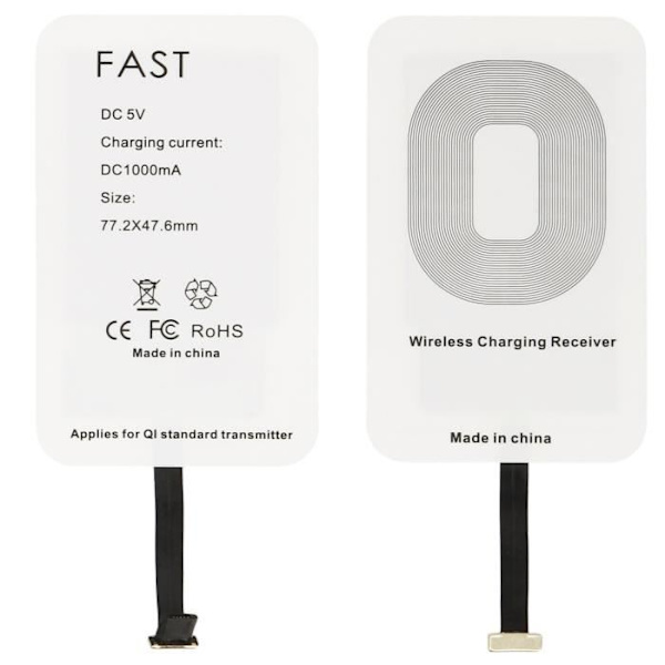 Laturi - Moxie - Liitinsetti - Langaton Lataus - Älypuhelin - Micro-USB Vit