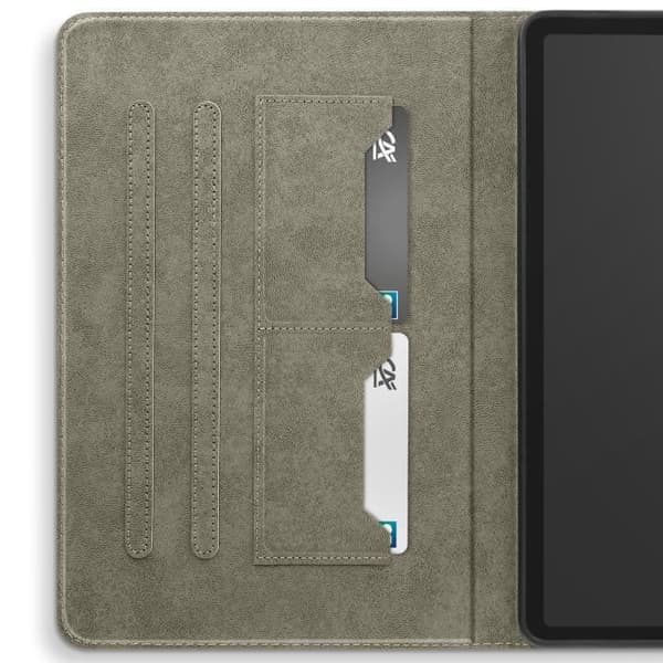 Etui - Samsung - Galaxy Tab S9 Plus/S9 FE Plus - Blå - Øko-læder - Video støtte Blå