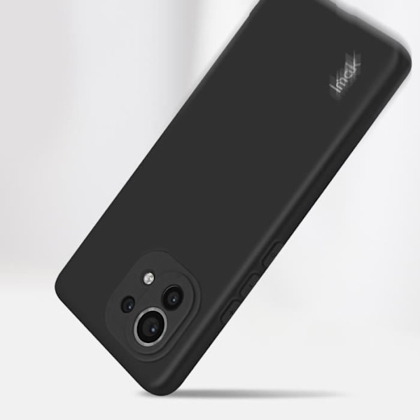 Coque - Imak - Xiaomi Mi 11 - Silikone Gel Fleksibel - Ultra-Tynd - Modstandsdygtig - Mat Svart