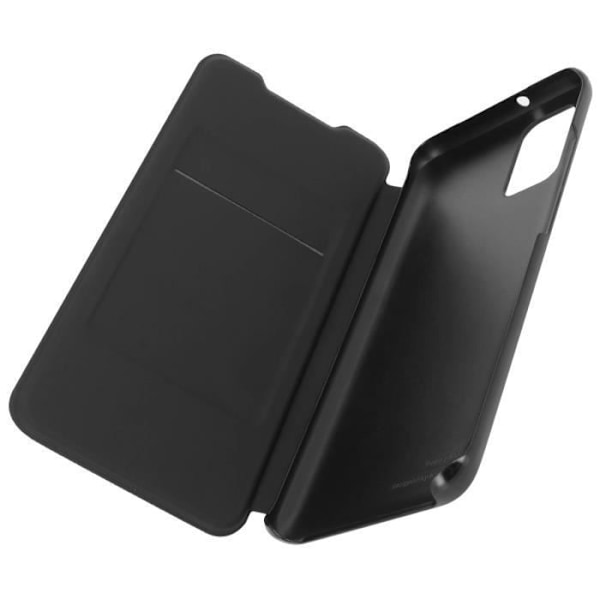 Samsung A21s Flip Wallet Card Holder Cover - ANYMODE - Svart - Stel - Flik - Syntet Svart