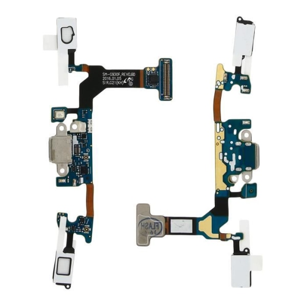 Ladestikkabel - AVIZAR - Samsung Galaxy S7 - Micro-USB - Sort - Udskiftning Svart