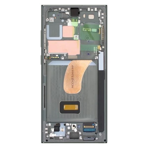 Soft OLED-skærm - AVIZAR - Samsung S23 Ultra - Touch Glass - Lys grøn chassis Grön