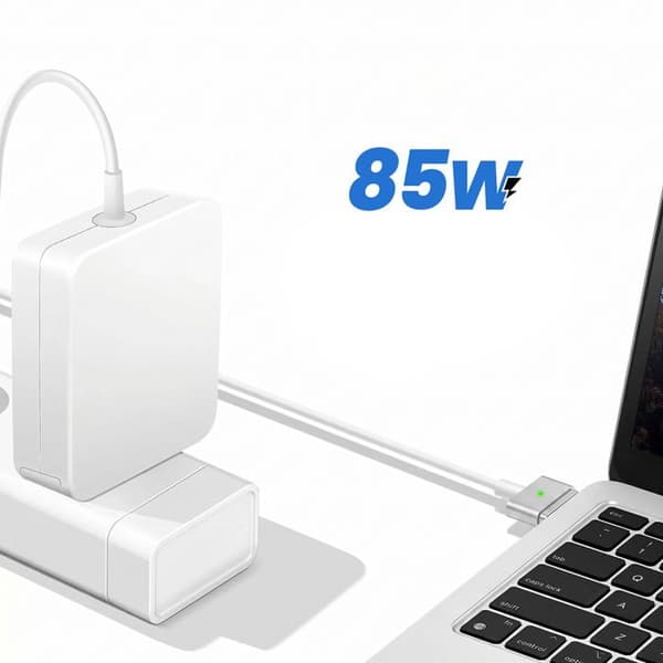 Lader til MacBook Pro Retina 15" A1398 2015 MagSafe 2 - 85W Hvid Vit