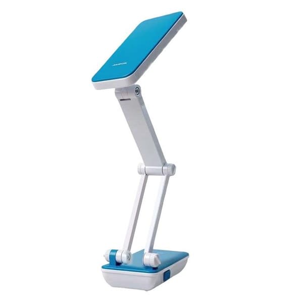 Skrivbordslampa 24 LED SMD 3 Justerbara Intensiteter Fällbar Vit Vit