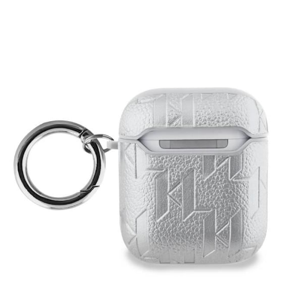 Coque til AirPods 1/2 med Karl og Choupette Prægning Karl Lagerfeld Sølv Grå