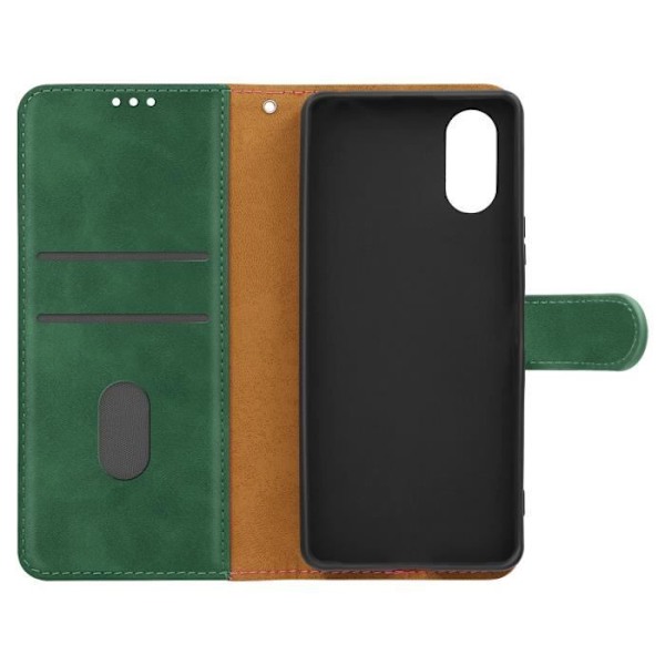 Etui til Sony Xperia 10 VI Flip Wallet Dark Green Grön