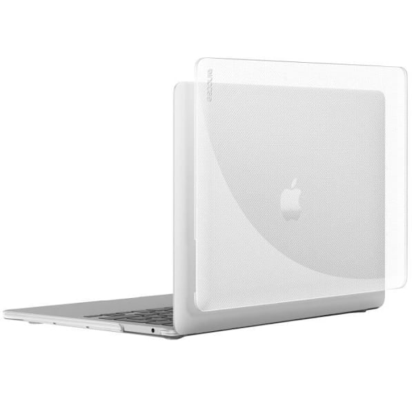 MacBook Pro 13 2020 ja 2022 Kova Kevyt Teksturoitu Pistekuvio Incase Läpinäkyvä Transparent