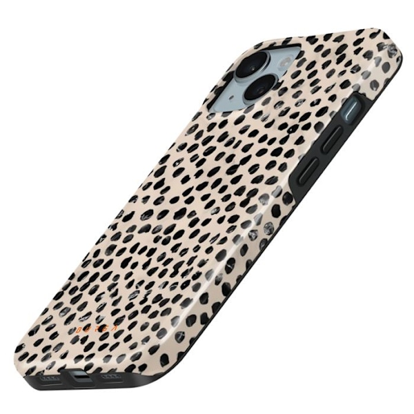 Coque MagSafe til iPhone 15 Plus Elegant Mønster Almond Latte Burga Beige Beige