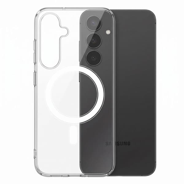 MagSafe-cover til Samsung Galaxy S26 Plus Essentiel Design Bimateriale Zanaé Transparent Vit
