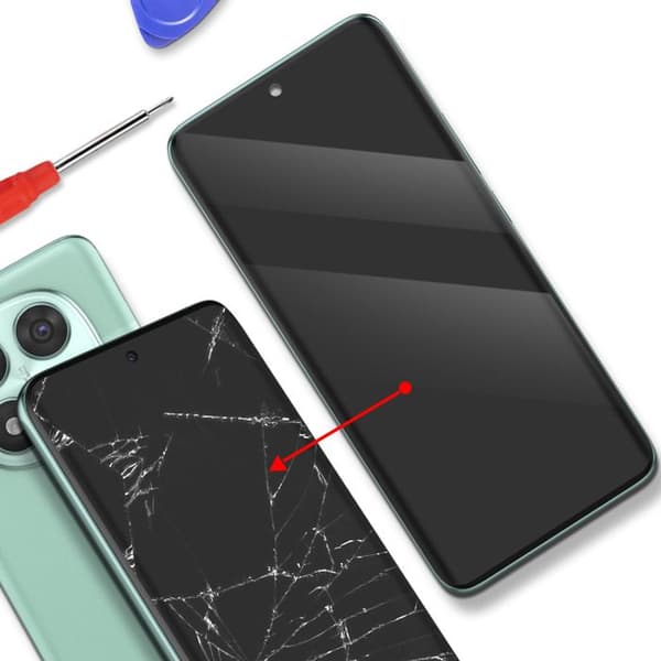 Full AMOLED-skärm för Redmi Note 14 Pro 5G Service Pack Xiaomi Ljusgrön Grön
