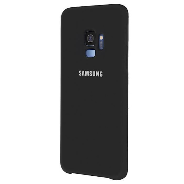 Galaxy S9 Fodral Original Samsung Silikonskydd Skydd Soft Touch Svart