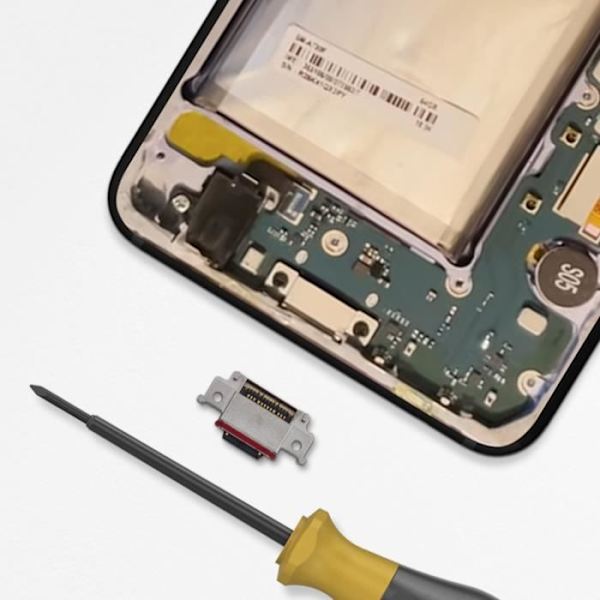 USB-C opladningsstik til Samsung Galaxy A8 2018 Samsung Sort Svart