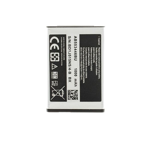 Batteri AB553446BU til smartphones Li-ion 1000 mAh sort Svart
