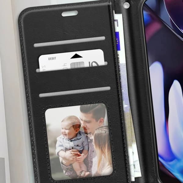 Étui til Google Pixel 9 Pro XL pung med håndledsrem Mayaxess sort Svart