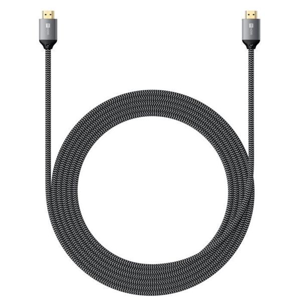 HDMI 2.1 Ultra HD-kaapeli, resoluutio 8K / 60Hz, nailonpunottu, 2m, Satechi, harmaa