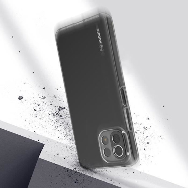 Skyddshölje 360° - AVIZAR - Xiaomi Mi 11 Lite - Flexibelt - Vit - Unisex Vit