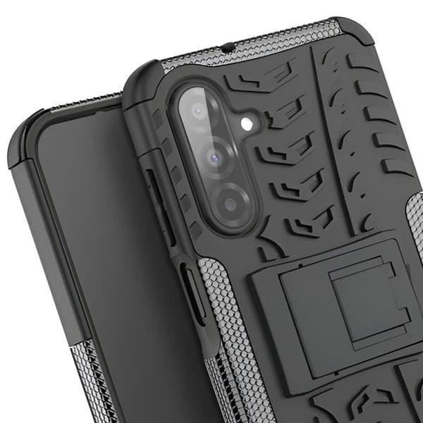 Coque - Samsung Galaxy A26 - Stødabsorberende - Sammenklappelig støtte - Videoholder Svart