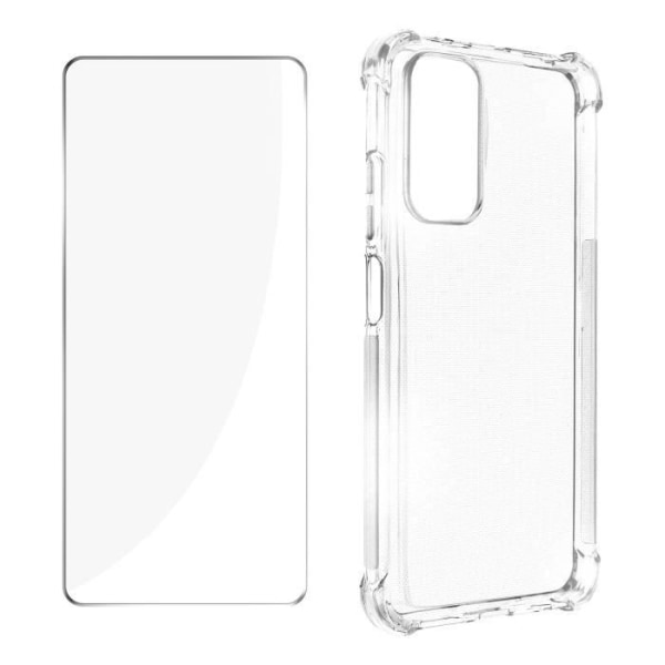 Pack Xiaomi Redmi Note 11 och Redmi Note 11s fodral + transparent härdat glas