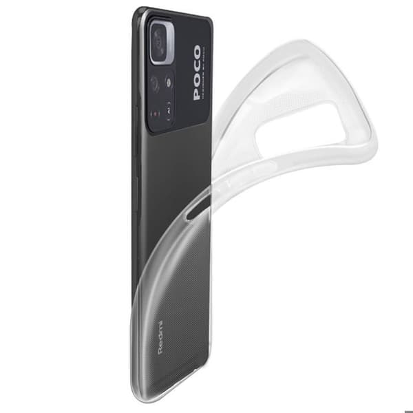 Skyddsfodral - Xiaomi - Poco M4 Pro 5G - Flexibelt - Transparent - Mjukt Vit