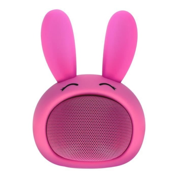 3W Bluetooth-högtalare Batteritid 3h Luminous Rabbit Design Moxie Pink