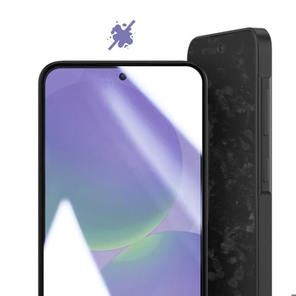 Skærmbeskyttelse til Galaxy A37 Hybrid Design Full Glue 5D Transparent Vit