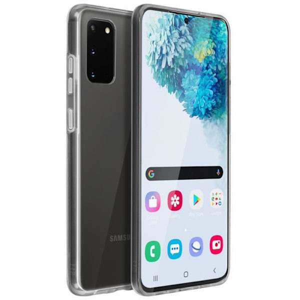 Koko suojaava kuori - AVIZAR - Samsung Galaxy S20 - Jäykkä ja joustava - Läpinäkyvä - Ohut ja kevyt Transparent