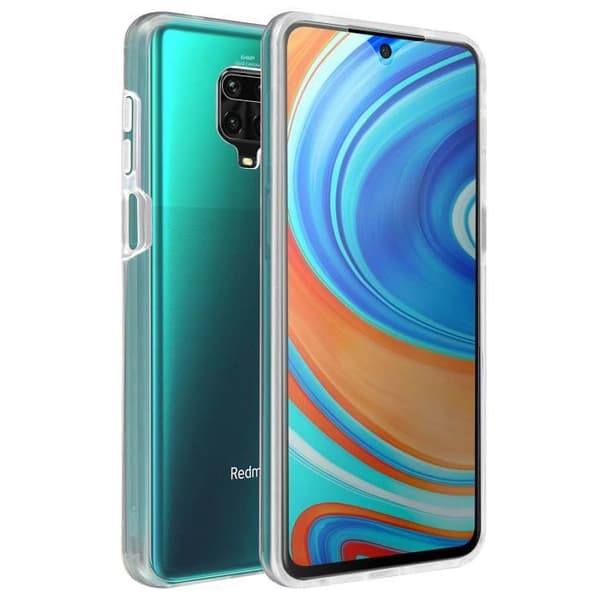 Coque - Xiaomi - Redmi Note 9S / 9 Pro / 9 Pro Max - Blød - Gennemsigtig Hvid - Tynd og let Klar vit