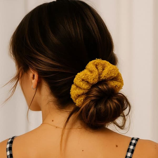Chouchou - AVIZAR - Blød Chenille - Gul - Komfortabel - Chic Gul
