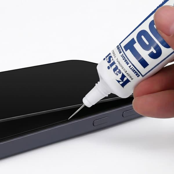 Colle T9000 58ml til fastgørelse af LCD-skærm og smartphone/tablet chassis sort