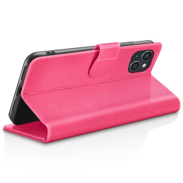Plånboksfodral för Apple iPhone 15 Plus Stöd och Flik Zanaé Fuchsia Rosa