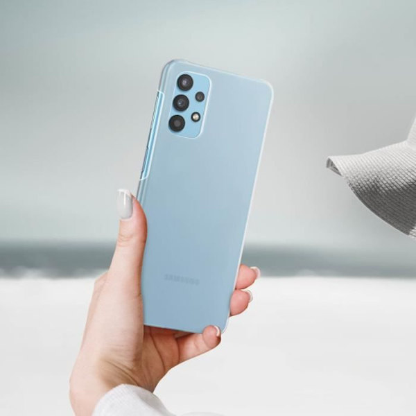 Galaxy A32 Fodral Hårt skydd Stötsäkert Anti-fingeravtryck Frostad Vit