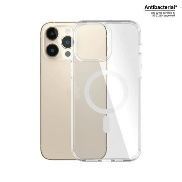 PanzerGlass HardCase on yhteensopiva MagSafen kanssa iPhone 14 Pro Max Clear -puhelimelle