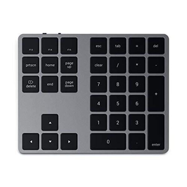 SATECHI BLUETOOTH UDVIDET NUMERISK TASTATUR - 34 TOUCH NUMMERPAD