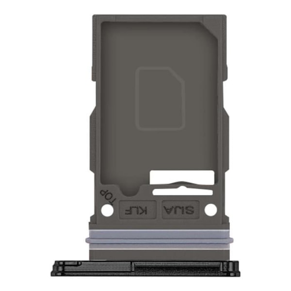 Udskiftning til SIM-kortbakke - Samsung Galaxy S21 FE - Sort - Dual SIM Svart