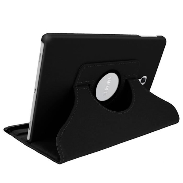 Fodral för surfplatta - Samsung - Galaxy Tab A 10.5 - Justerbart fodral - 360° ställ - Svart Svart